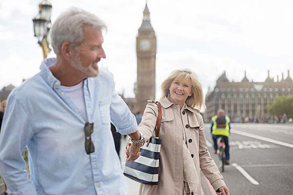 Happy Couple in London