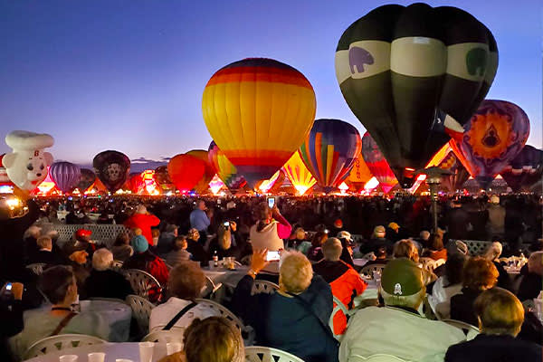 Balloon-Fiesta Albuquerque by Linda Anderson