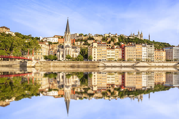 Lyon, France on the Rhone River