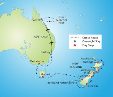 Highlights of Australia & New Zealand Cruise 2025