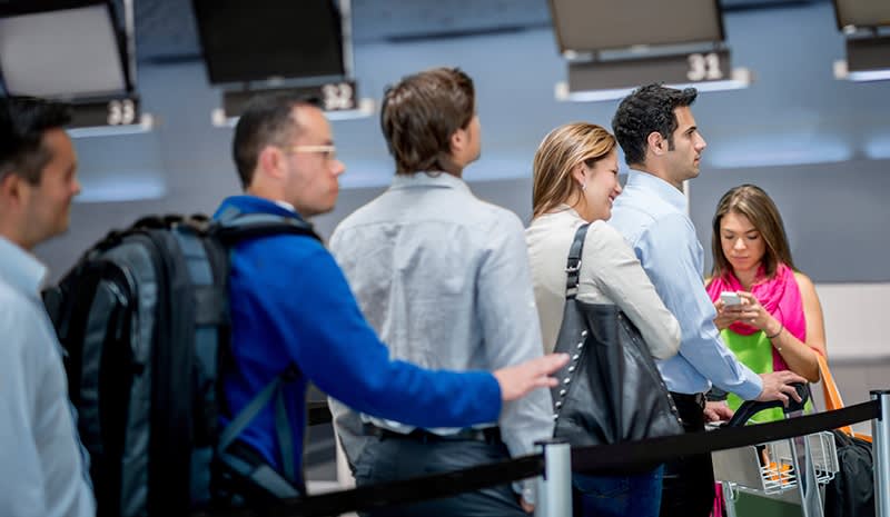 Airport Security Line