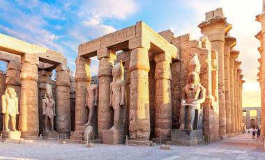 Ramesses II Pylon in Luxor City, Egypt