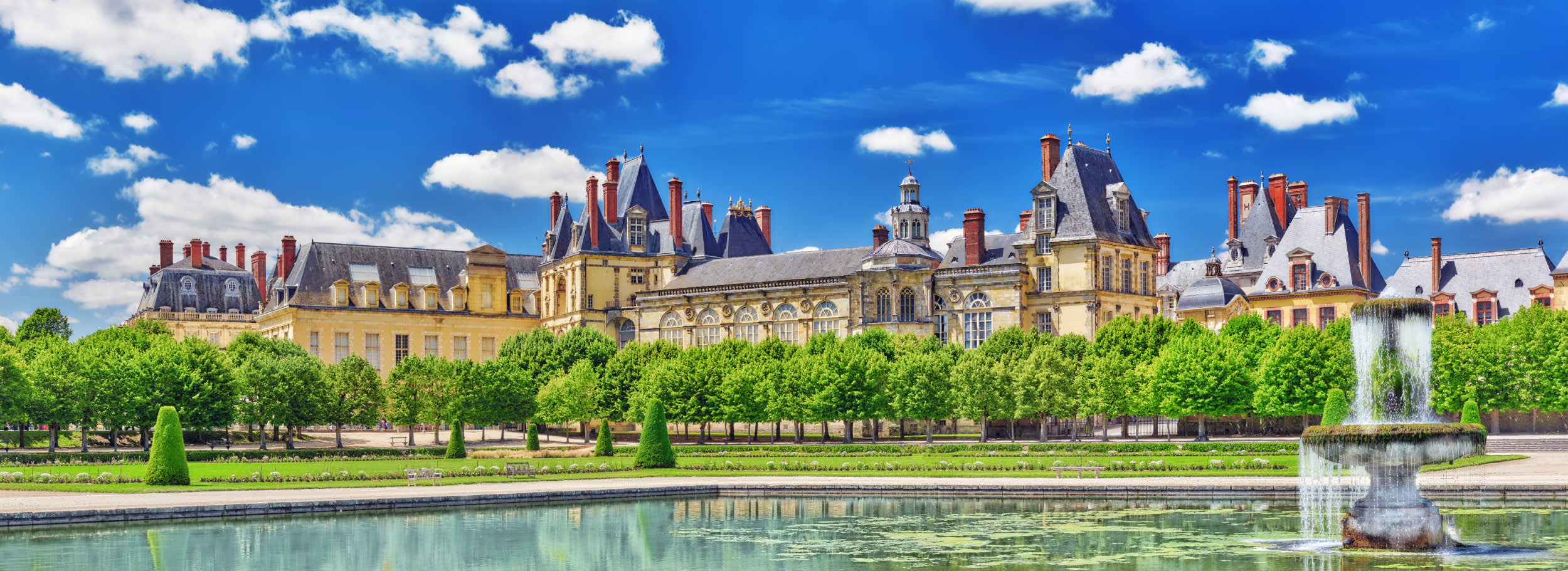 Château Fontainebleau in Paris, France