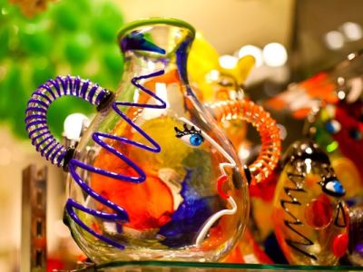 The Colorful Background of Murano Glass