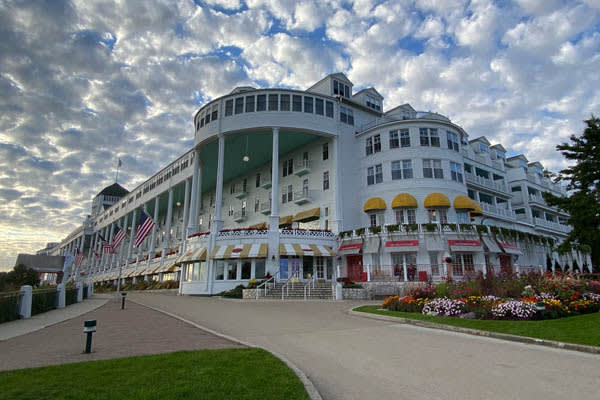 Exterior of Grand Hotel Mackinac Island