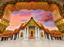 Marble Temple of Bangkok, Thailand