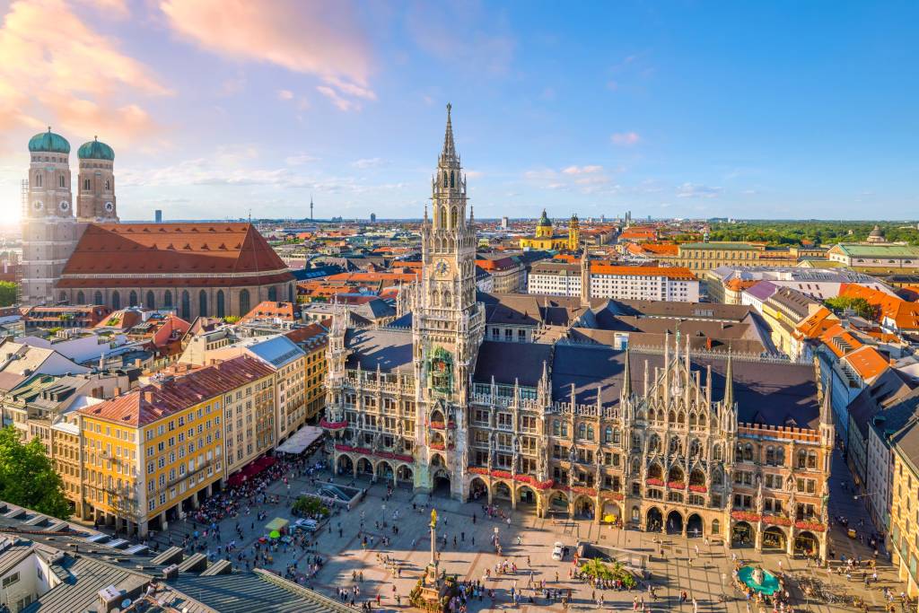 Marienplatz-in-Munich-Germany