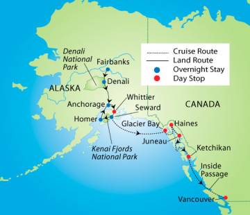 Majestic Alaska Cruise & Tour