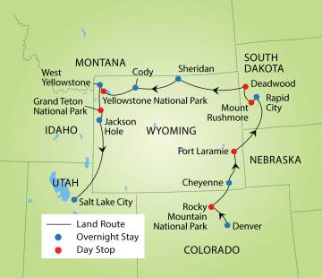 Rocky Mountains & Black Hills National Parks Tour