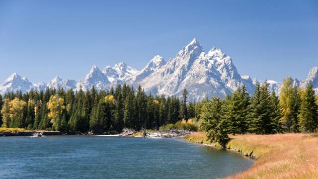 Grand Tetons Mountains and The Snake River