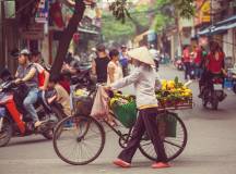 Vietnamese street vendor