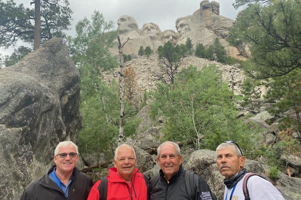 YMT Guests at Mount Rushmore Rocky Mountains and Black HIlls 