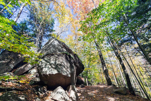 Flume Gorge Glacial Boulders